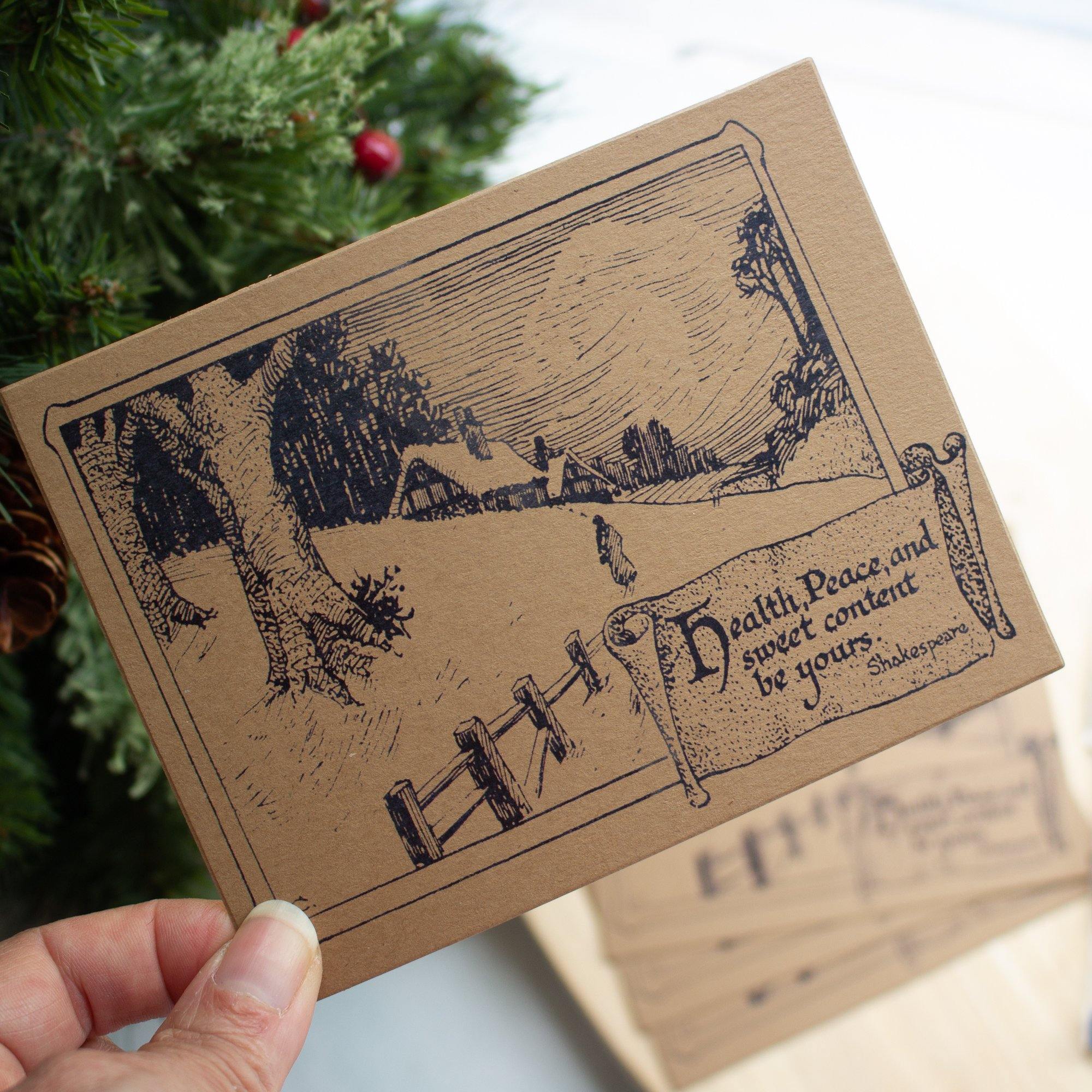 Christmas postcards