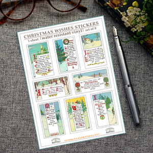 Christmas Wishes Sticker Sheet