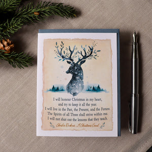 Christmas Cards Boxed Set , Charles Dickens Literary Quote