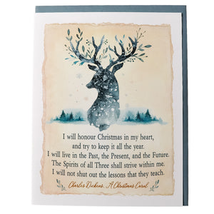 Christmas Cards Boxed Set , Charles Dickens Literary Quote