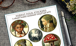 Forest Folk Sticker Sheet
