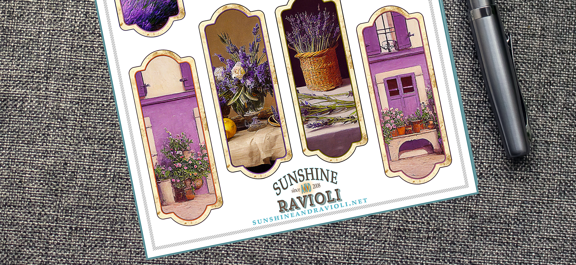 Lavender Fields Sticker Sheet