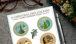 O Christmas Tree Sticker Sheet