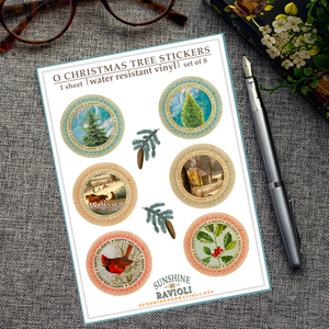 O Christmas Tree Sticker Sheet