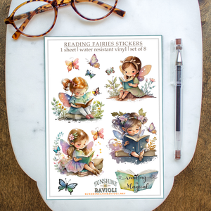 Reading Fairies Sticker Sheet
