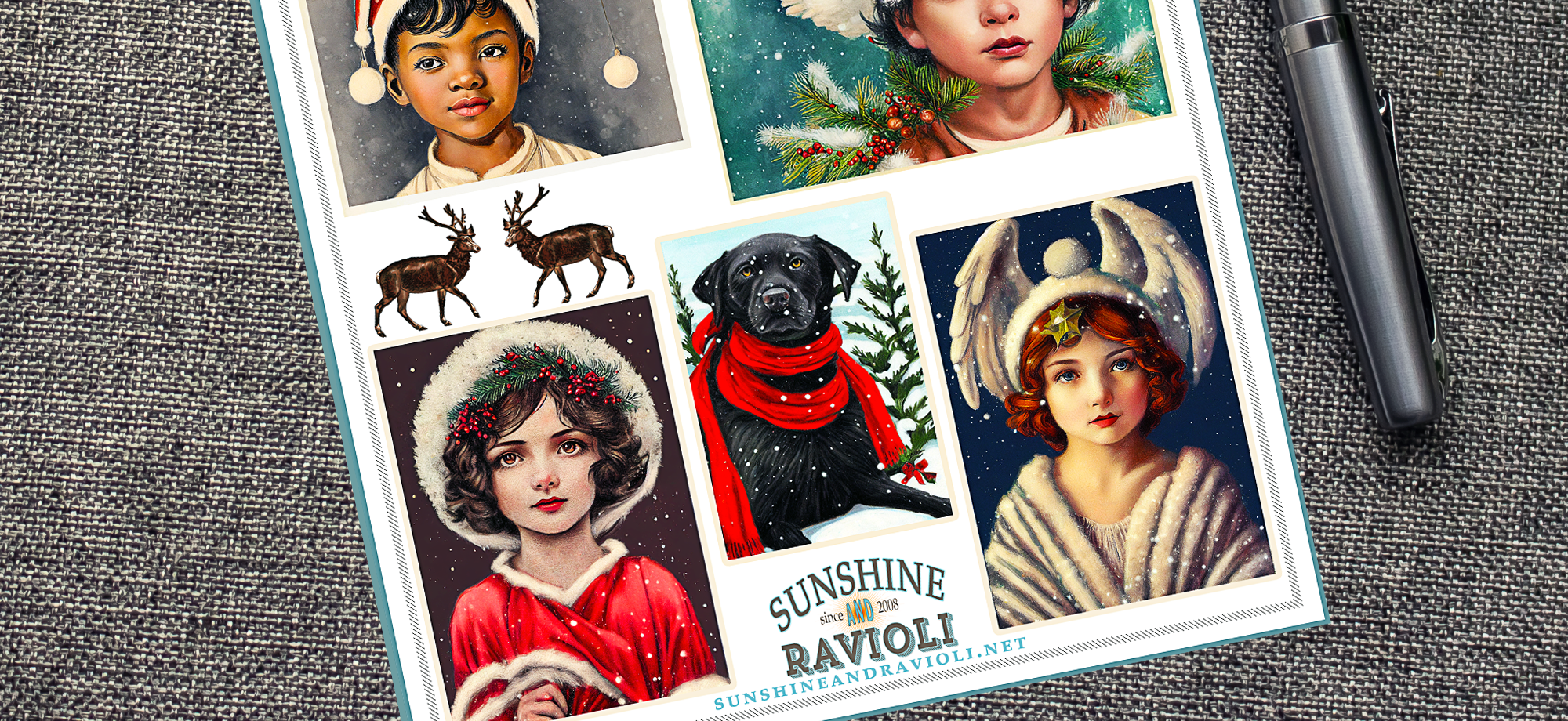 Snow Folk Sticker Sheet