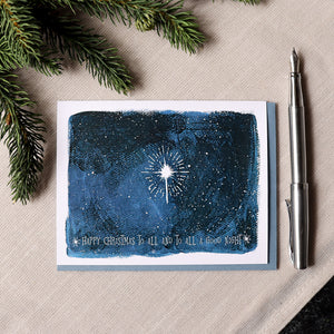 Christmas Card Boxed Set, Happy Christmas Holiday Greeting Card