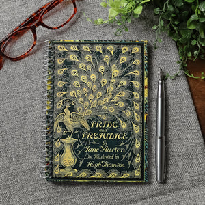 Travel Notebook, Pocket Notebook, Jane Austen, Pride and Prejudice Vintage Book Cover, Bookish Gift for Best Friend