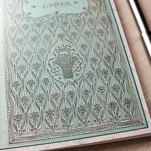 Spiral Notebook for Writers, Jane Austen Vintage Book Cover, Emma, Gift for Book Lovers