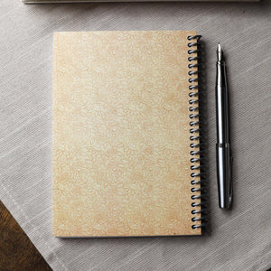 Spiral Notebook for Writers, Prang's Natural History Journal, Gift for book Lovers