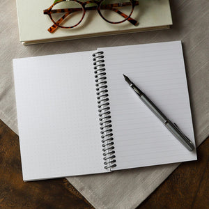 Spiral Notebook for Writers, Prang's Natural History Journal, Gift for book Lovers