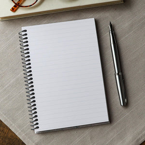 Spiral Notebook for Writers, Prang's Natural History Journal, Gift for book Lovers