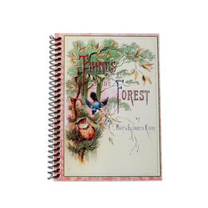 Woodland Spiral Notebook for Nature Lovers, Vintage Owl Book Cover Journal, Gift for Book Lovers