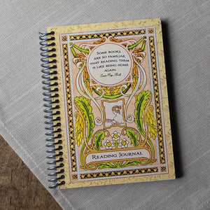 Louisa May Alcott Reading Journal: Floral Victorian Book Log