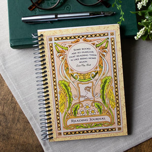 Louisa May Alcott Reading Journal: Floral Victorian Book Log