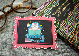 Bookish Sticker Bundle, Reading Gifts for Kids, Teachers, Vinyl Decals, Set of 3