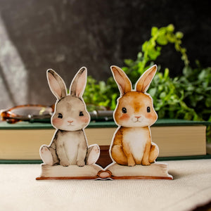 Bookish Sticker Set, Reading Girl and Fairy, Bookworm Gift for Young Readers