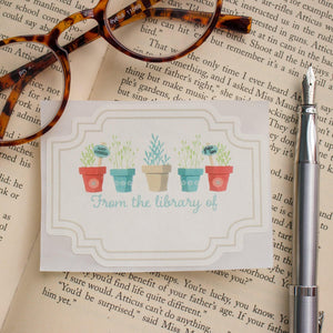 Bookplate Stickers for Gardeners - set of 10 - Sunshine and Ravioli