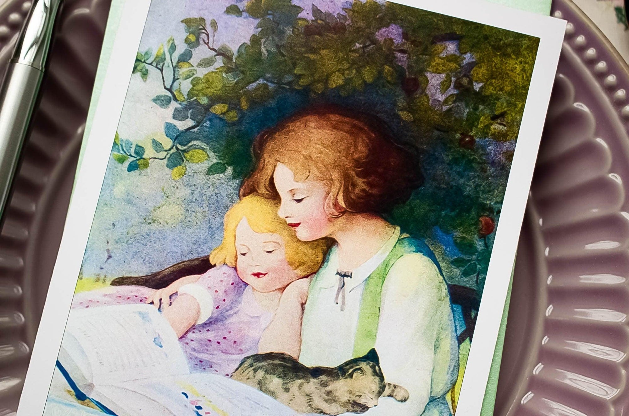 Mother's Day Card from Daughter - Thank You Card for Mom - Thanks for Teaching Me to Dream - Card for Mother's Day - Bookish Mothers Day