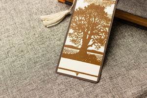 Oak Tree Bookmark - Ralph Waldo Emerson Quote - Bookish Gift for Mom -  Reading Gift for Nature Lovers - Literary Bookmark