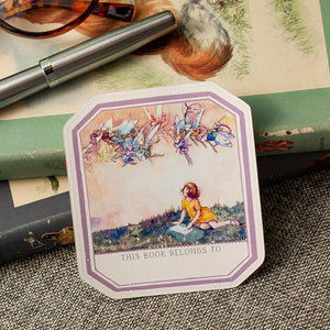 Personalized Fairy Bookplates - Bookish Gift for Girls - Set of 10 - Ex Libris - Book Label - Bookplate Stickers