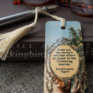 Woodland Literary Quote Bookmark Set , Metal Bookmark ,  Bookish Gift ,  Book Club Gift , Set of 3 Handmade Book Marks , Book Accessories