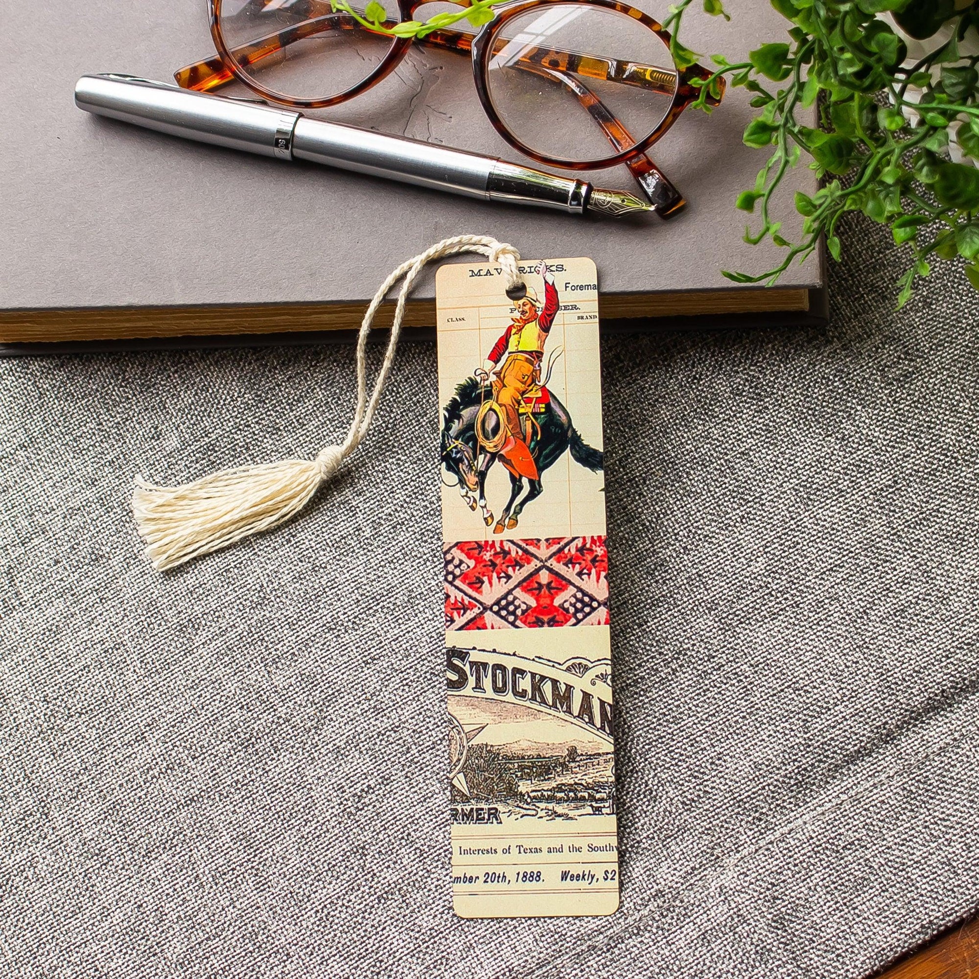 American West Bookmark Set , Metal Bookmark ,  Bookish Gift ,  Book Club Gift , Set of 3 Handmade Western Themed Book Marks