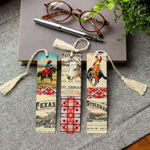 American West Bookmark Set , Metal Bookmark ,  Bookish Gift ,  Book Club Gift , Set of 3 Handmade Western Themed Book Marks