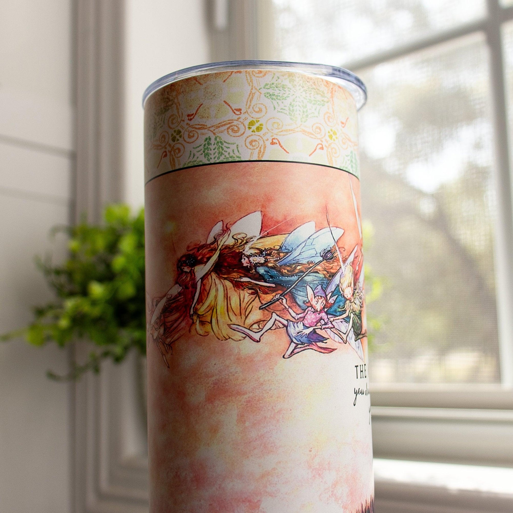 Peter Pan Quote Insulated Tumbler - Bookish Gift for Daughter - Magical Fairies