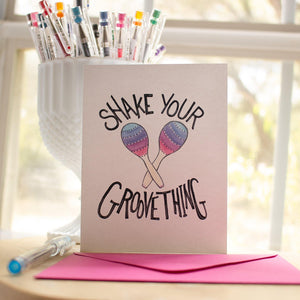 Shake Your Groove Thing Card - Sunshine and Ravioli