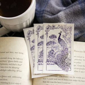 Watercolor Peacock Book Plates - set of 10 - Sunshine and Ravioli